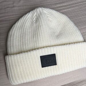 Active USA Cream Knit Beanie
